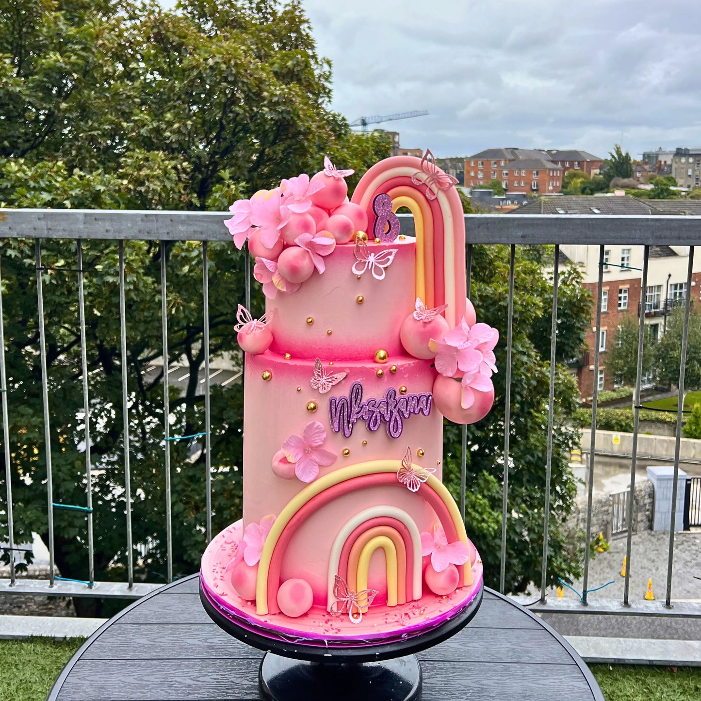 Rainbow Themed children Birthday Cake Dublin