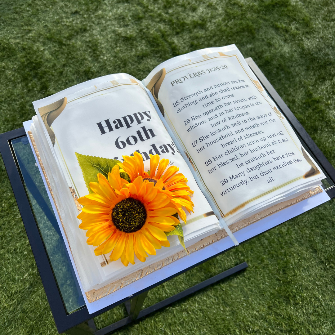 WEDDING CAKE IN FORM OF A BIBLE