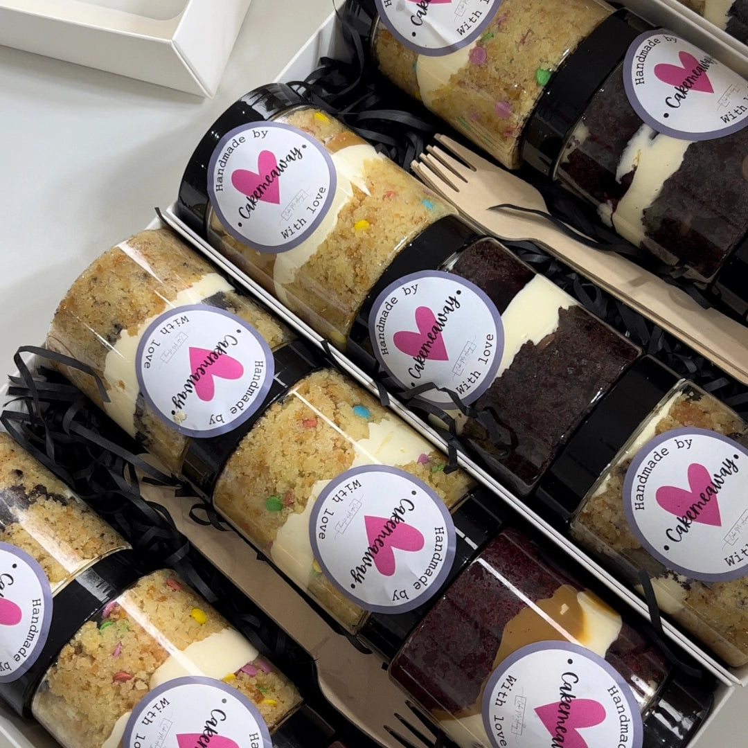 cakes in a jar