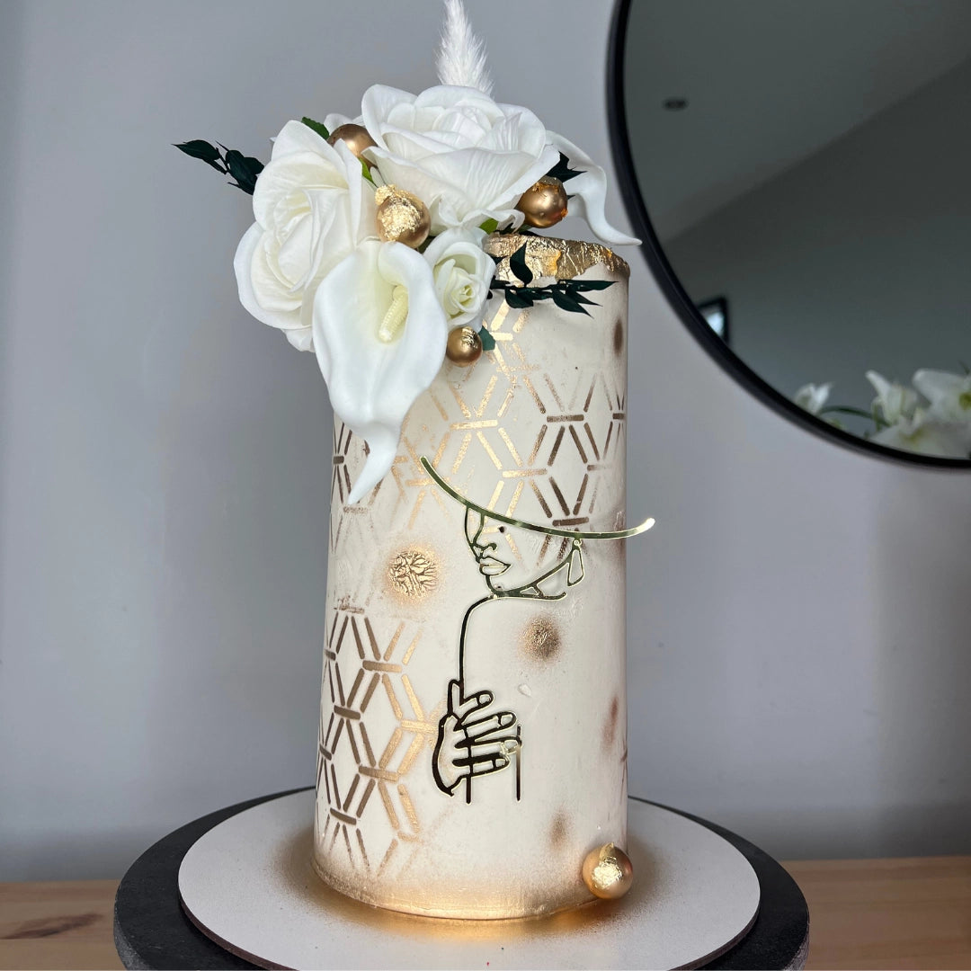 tall feminine cake