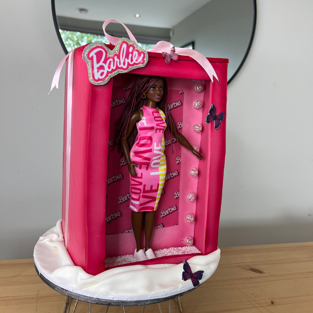 BARBIE BOX CAKE