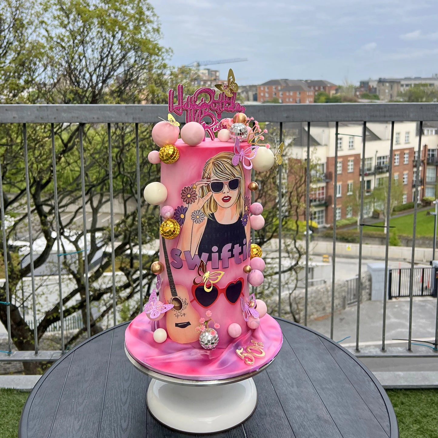 Taylor Swift Themed Birthday Cake Dublin