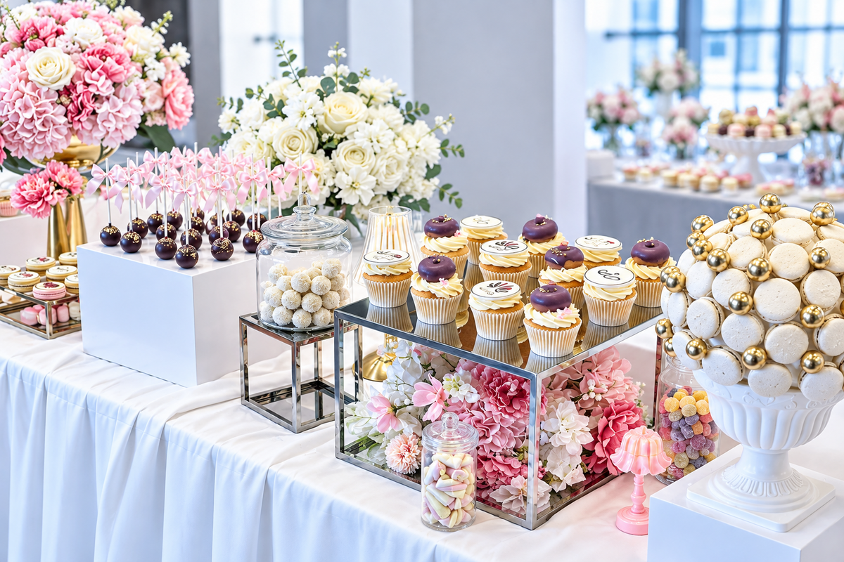 Corporate Event Dessert Table Dublin | Styled Dessert Display | CakeMeAway