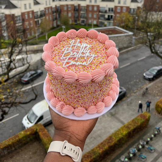 PINK SPRINKLE CAKE