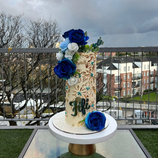 Brush Embroidery Buttercream Cake | Birthday & Wedding Dublin