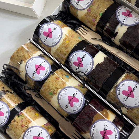 cakes in a jar